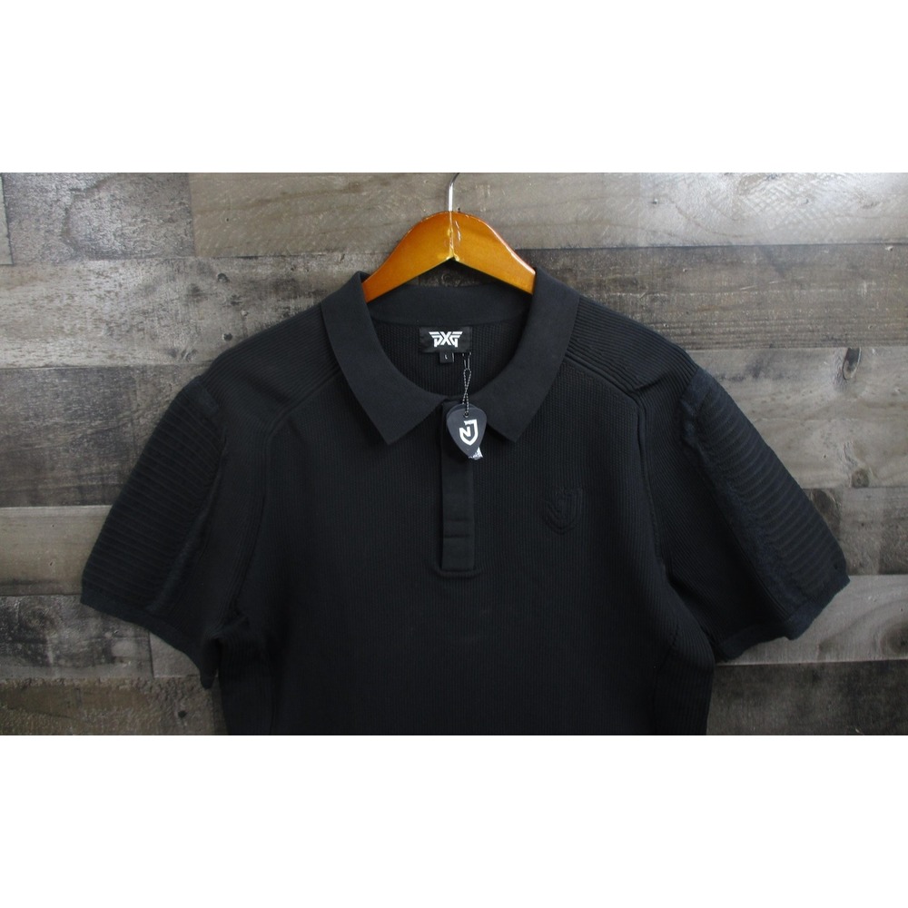 PXG Polo Shirt Mens Large Parsons Xtreme Golf Performance Comfort Zip Pocket